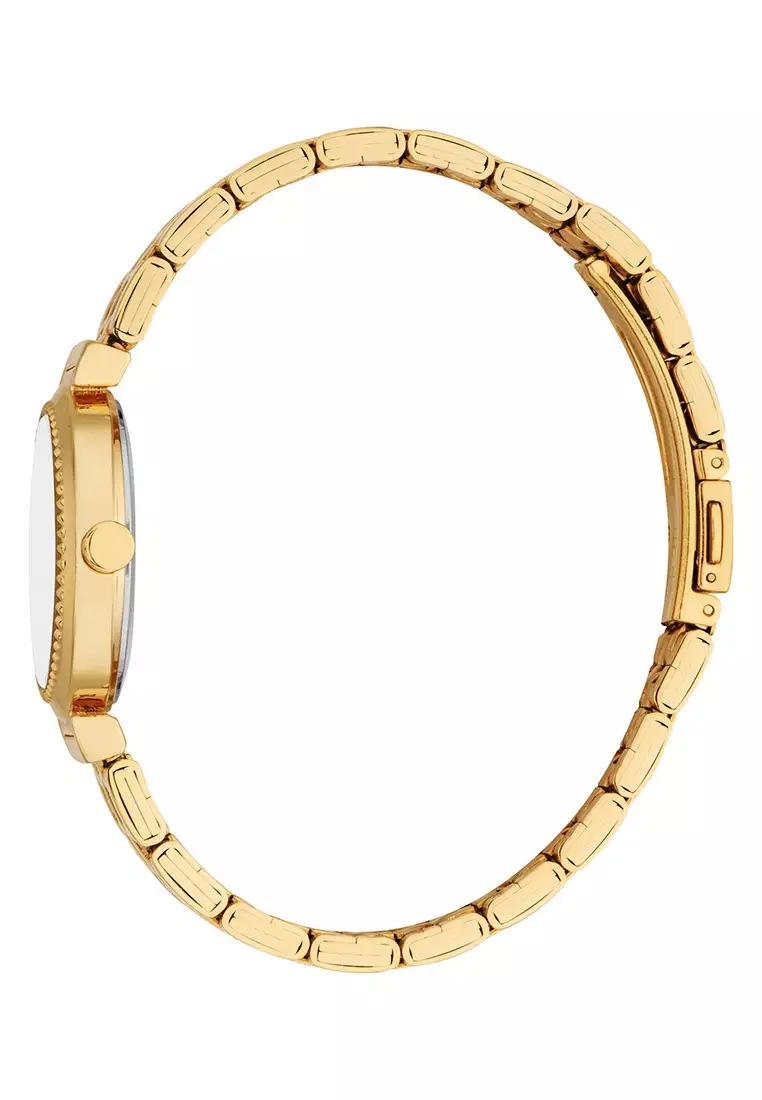 Esprit Leslie Gold Stainless Steel Analog Quartz Watch For Women ES1L506M0055