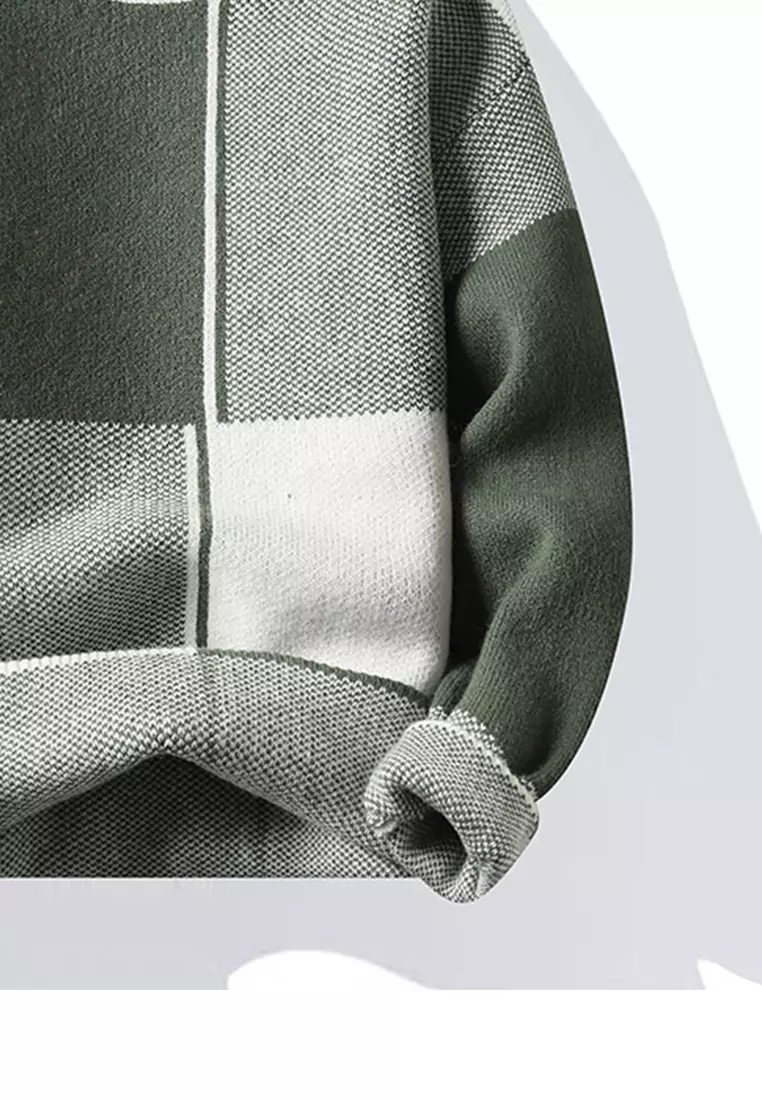 Color Matching Knit Sweater AY-my6812