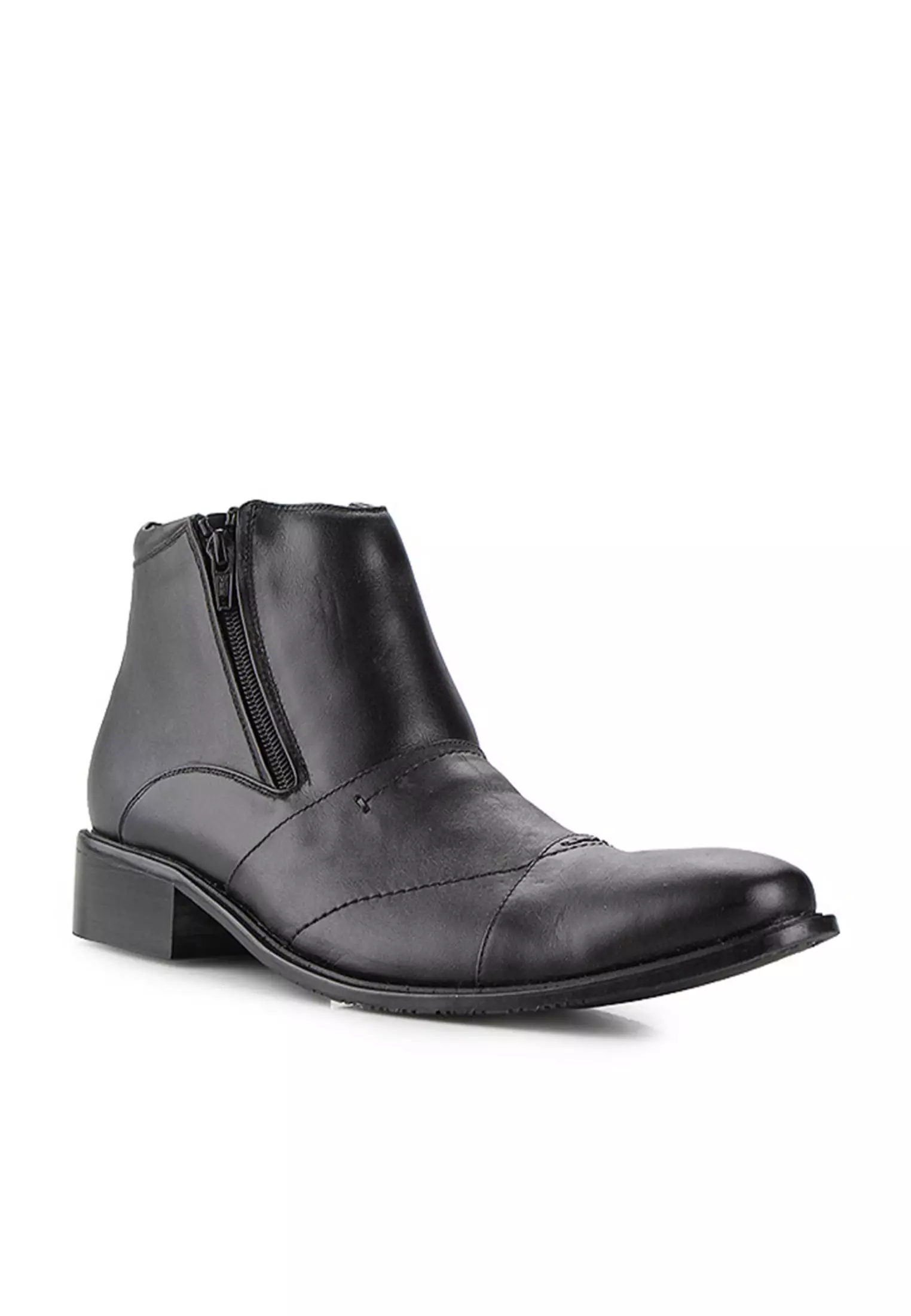 Samuel Sepatu Boots Formal Pria Kulit Asli