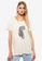 LC WAIKIKI grey Crew Neck Printed Cotton Women T-Shirt CBAA7AA0C7CB8AGS_1