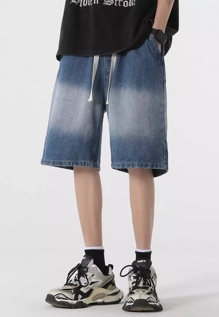 Mens hip cheap hop jean shorts