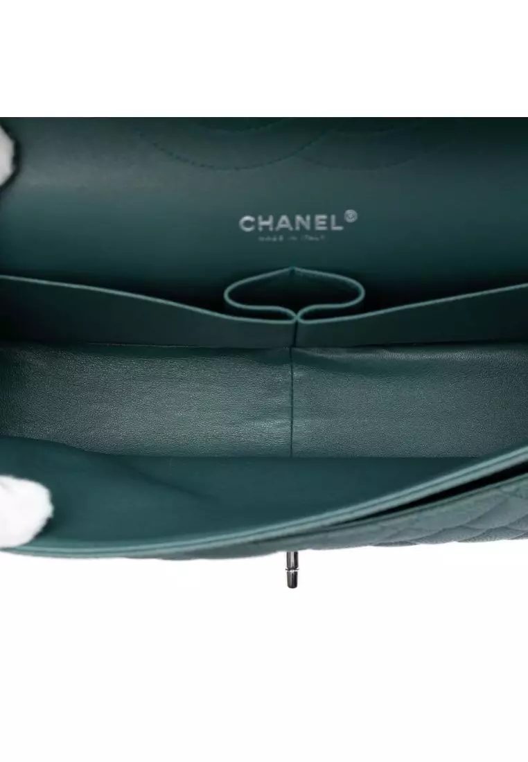 Pre-Loved Chanel Jumbo Classic Iridescent Caviar Double Flap