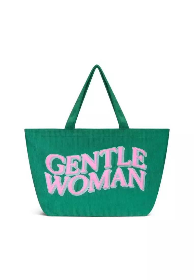 Gentlewoman Corduroy Tote Bag Green