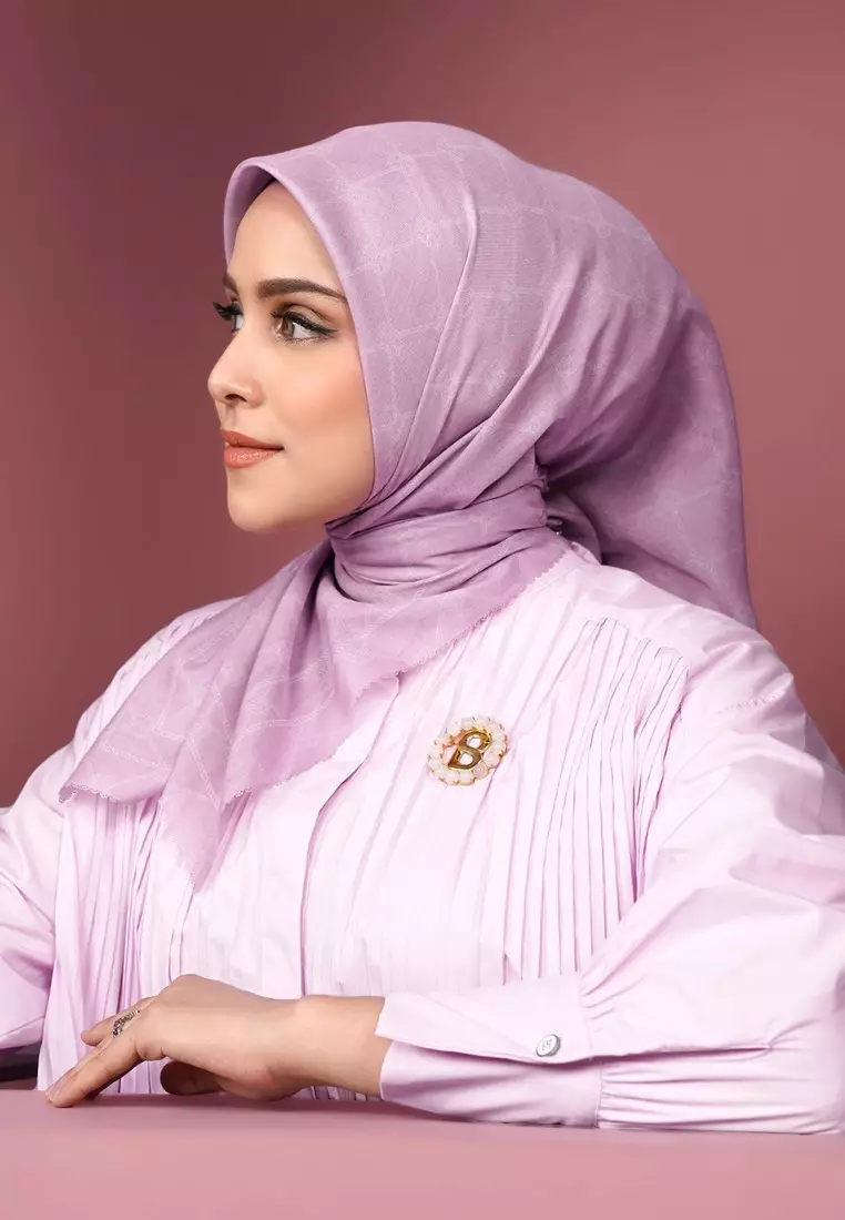 Decorda Voile Square - Mauve Shadow