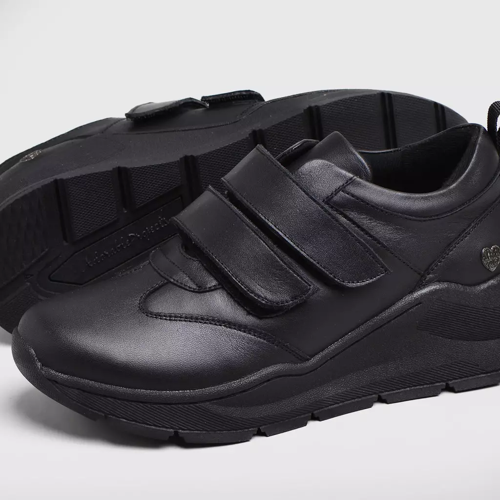 Amelia Sneakers Genuine Leather Black