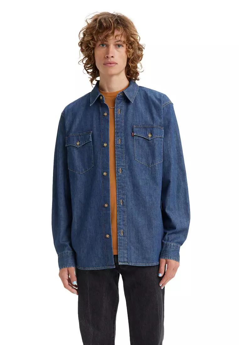 Jual Levi's Levi's® Men's Relaxed Fit Western Shirt (A1919-0020 ...