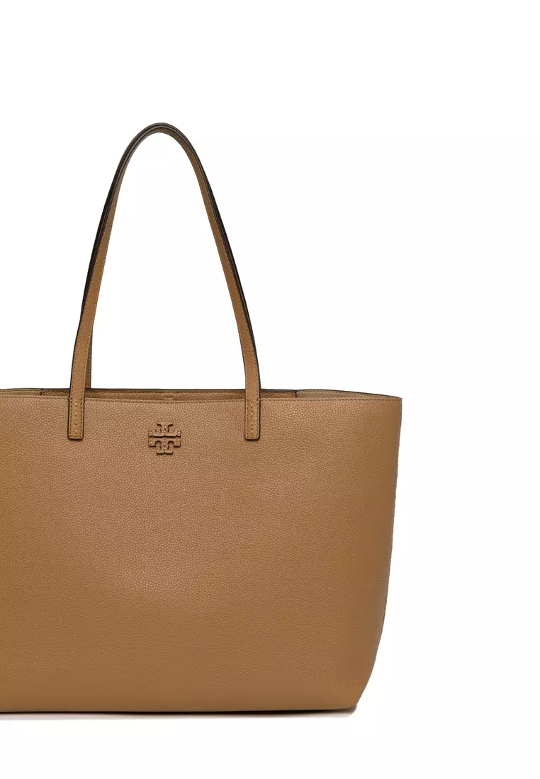 Tory burch pebbled leather tote cheap