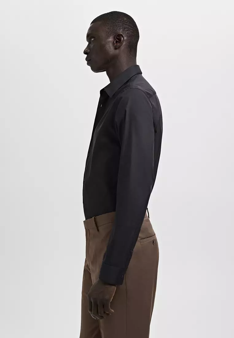 Slim Fit Cotton Suit Shirt