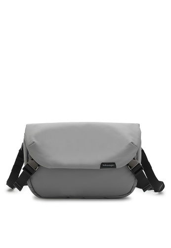 Volkswagen grey Water Resistance Casual Men's Chest Bag / Shoulder Bag / Crossbody Bag 1E177AC056E047GS_1