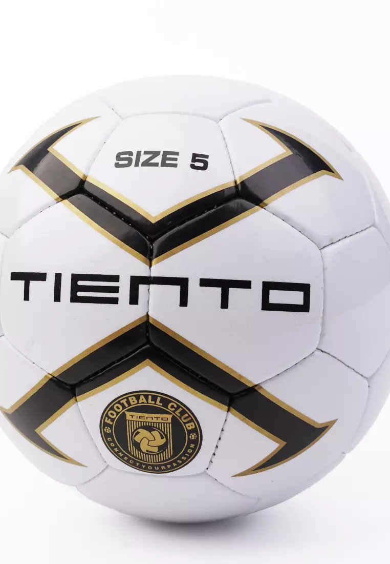 Tiento Bola Sepak Putih Soccer Football To Move Ball Warrior White Size 5 Include Pentil