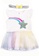Toffyhouse white and pink and yellow and purple Toffyhouse Daddy's Little Star Dress with Hairband B5F26KA0AADC7FGS_1