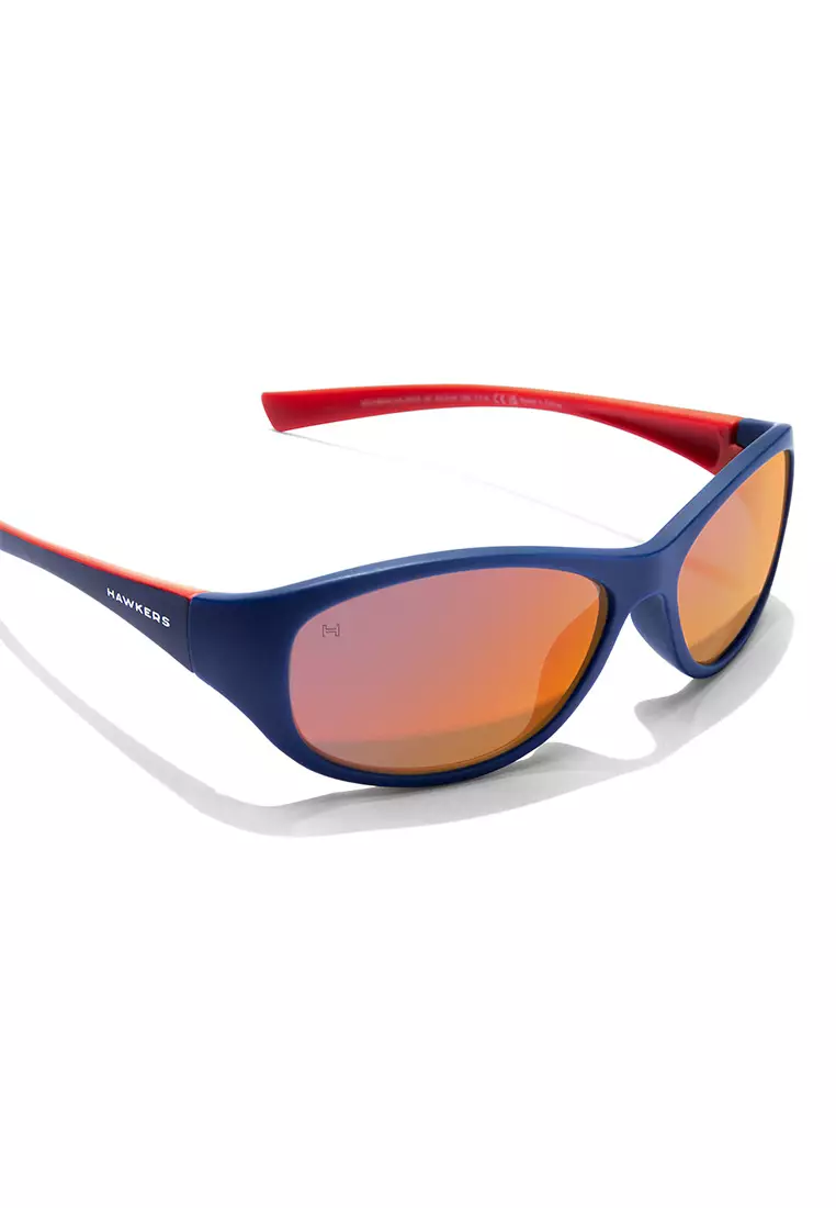 HAWKERS Navy Ruby Rave Kids Sunglasses For Boys And Girls, Unisex. Official Product Designed In Spain