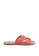 Anacapri red Cross Flat Sandals 870ABSHA0AED0FGS_1