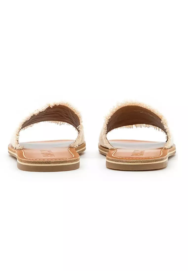 Bianka Women's Flip Flops in Bone