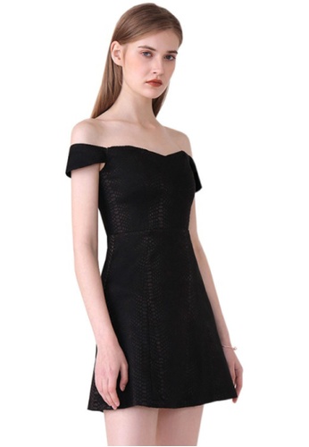 Sunnydaysweety New Black Sweetheart Style Off Shoulder One Piece Dress Abk 21 Buy Sunnydaysweety Online Zalora Hong Kong