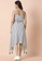 Indya white White Striped Belted Strappy Dress 94BABAAEA50B80GS_2