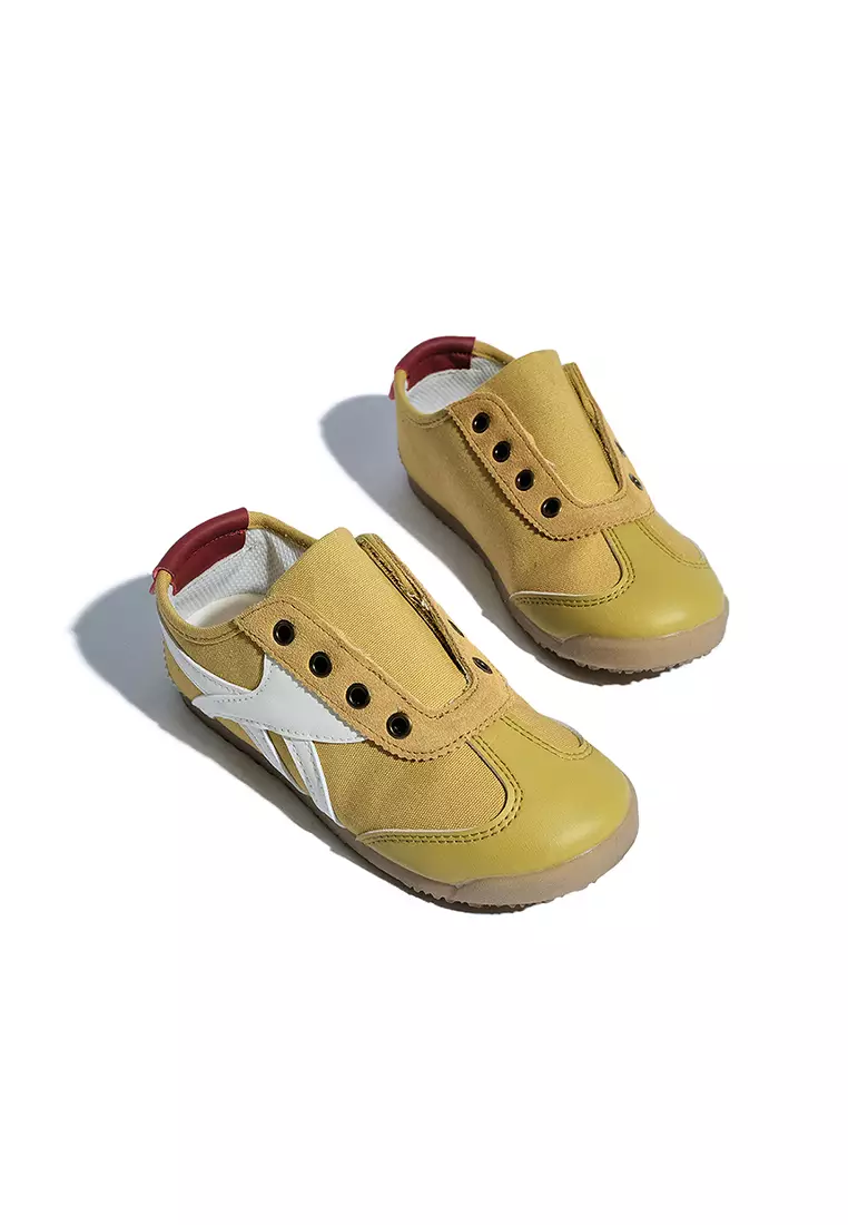 Discount on Gingersnaps  shoes - SKU: Alex Canvas And Leather Sneakers With Velcro Top Closure