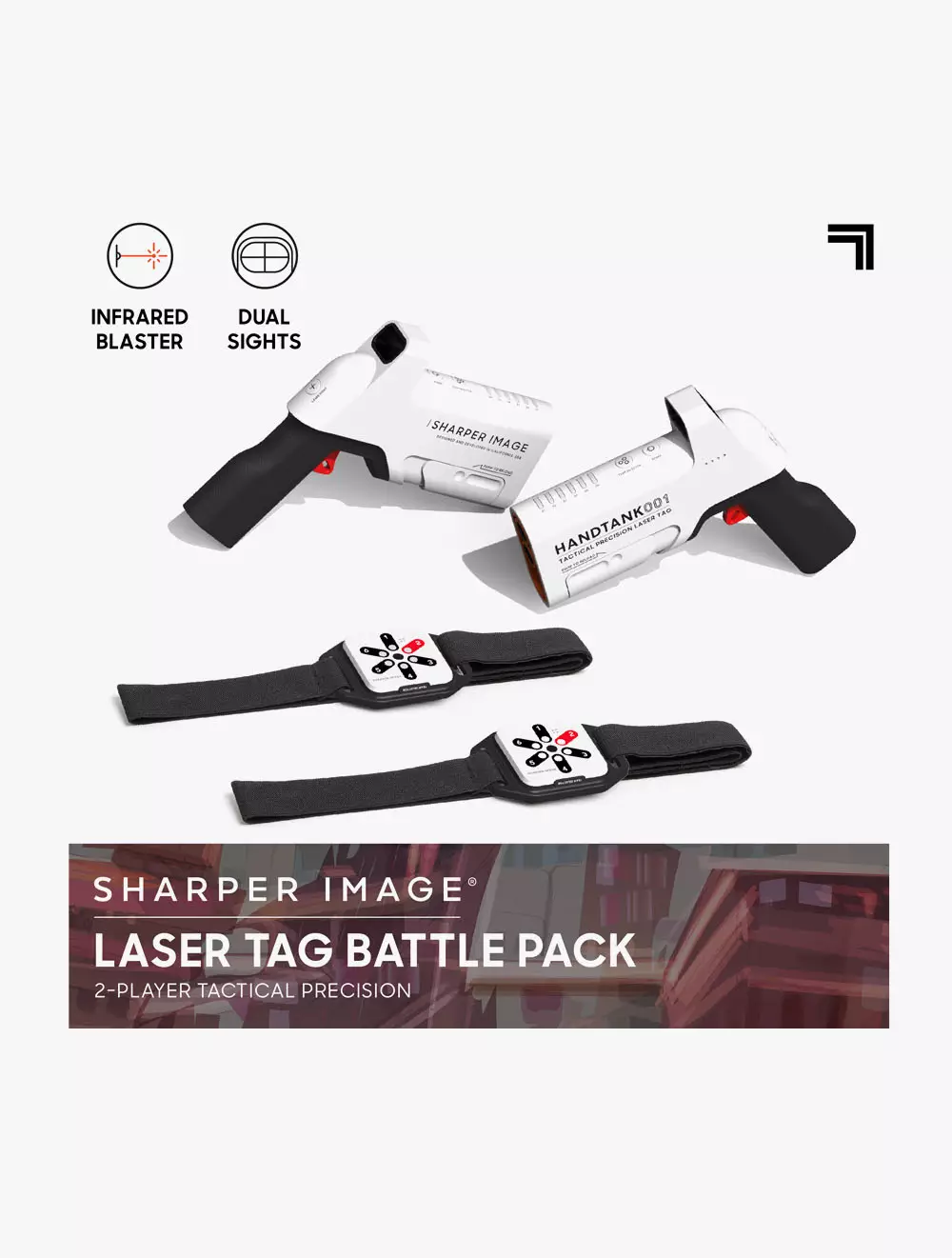 Discovery Sharper Image Toy Laser Tag Handtank Battle Pack  - DCP1214006271 - Multicolor