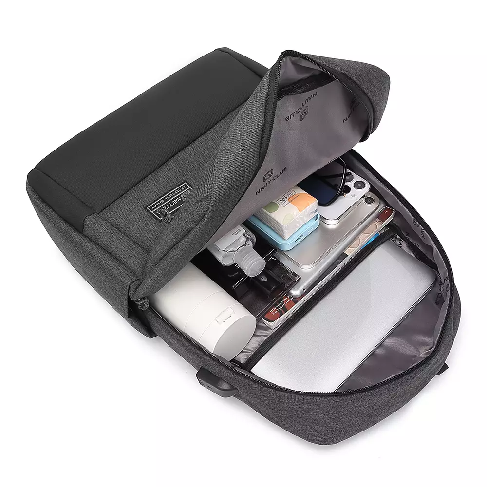 Navy Club Tas Ransel Laptop Kasual HIC - Backpack Daypack Tas Pria Wanita