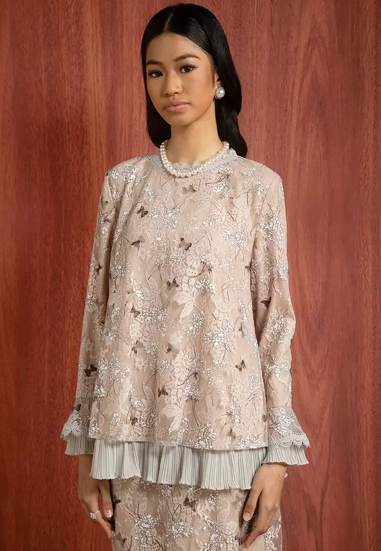 STELLA LACE KURUNG BABYDOLL SET