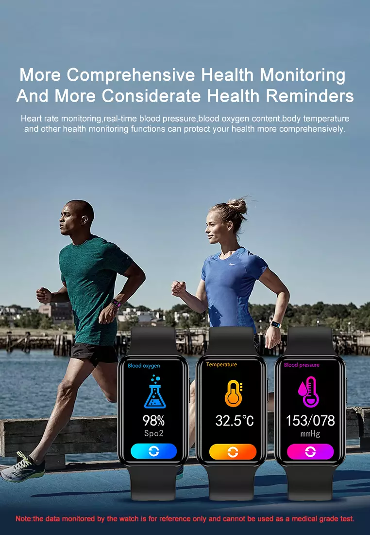 SmartBand C6Plus SmartWatch Layar Terang 1.47'' Bluetooth Multi-Sport Fitness Tracker Jam Pintar grey