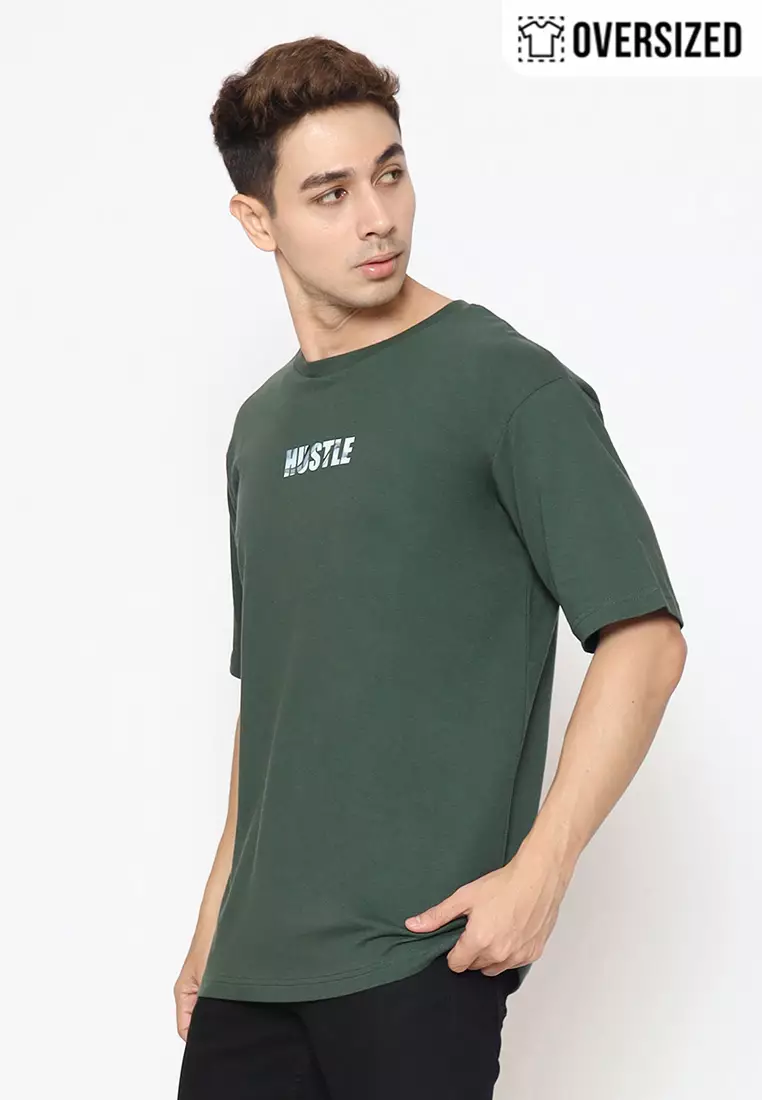 RBJ T-Shirt Cotton Oversized Pria 2079230321