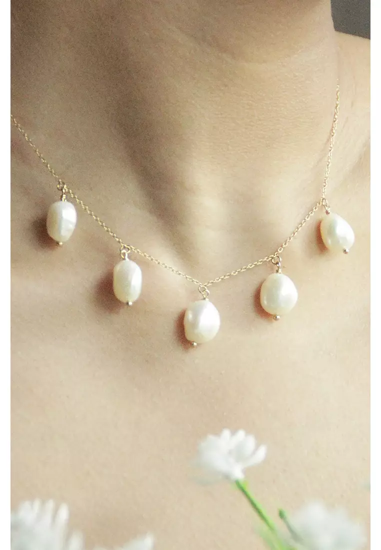 Overstock pearl necklace sale