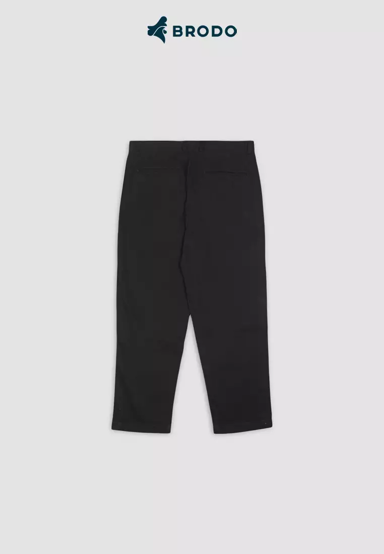 BRODO - Bropants Chino Relax Long Black