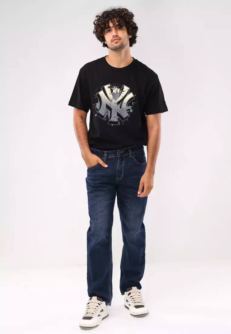 Denim Long Pants Slim Tapered