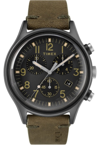 Buy TIMEX Timex-MK1 SST Chrono 42mm SST Case Black Dial ...
