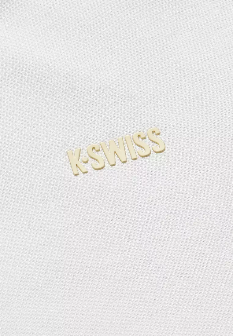 女裝 K-SWISS LOGO 拼色落肩T裇