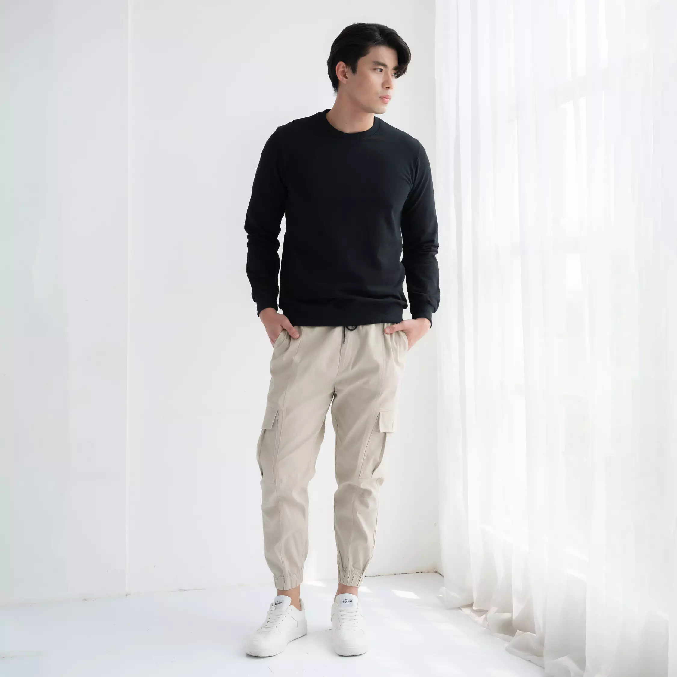 Kale Sweater Sally Black/ Sweater Pria Casual / Unisex