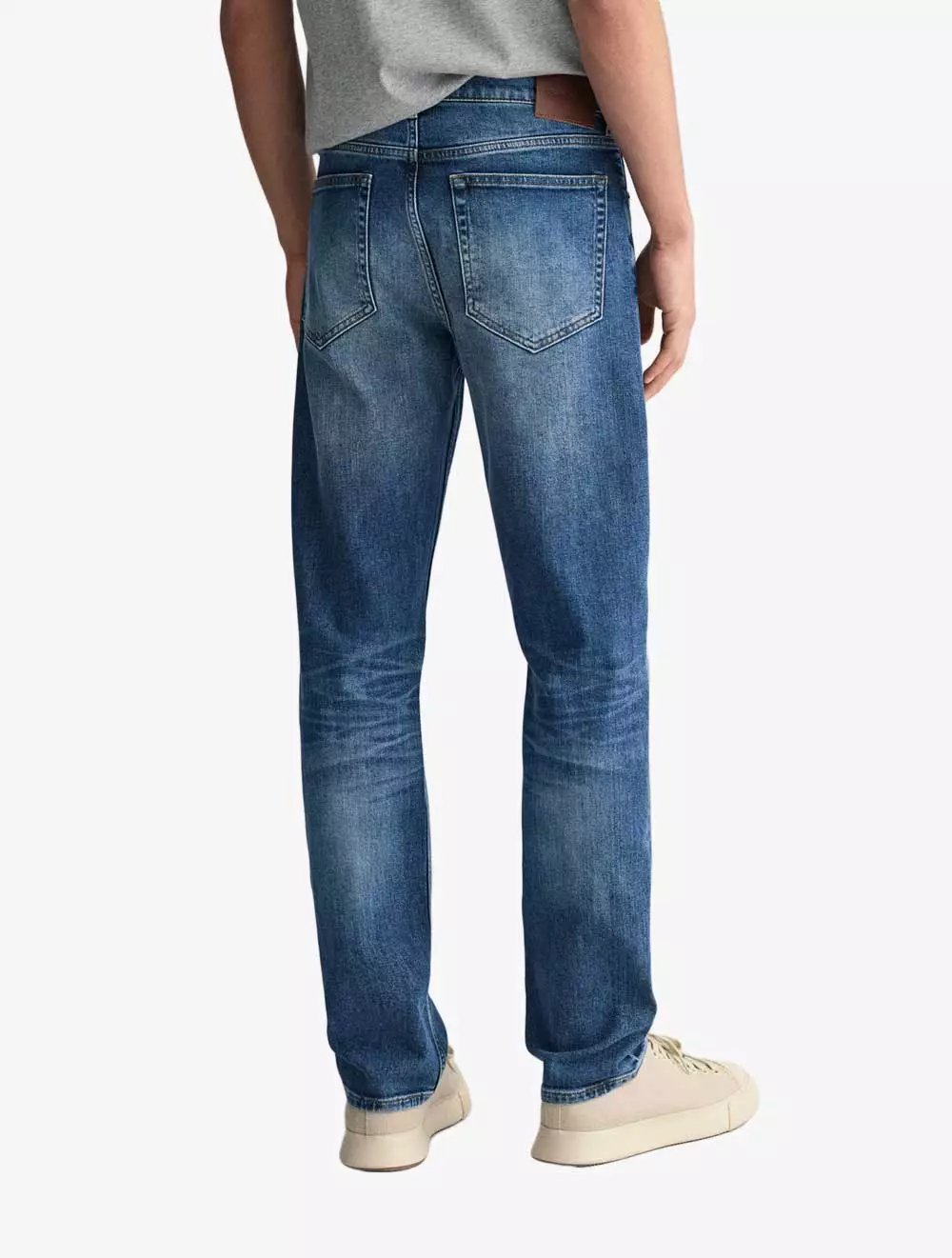 GANT - Pakaian Pria - Regular Gant Jeans - Mid Blue Vintage