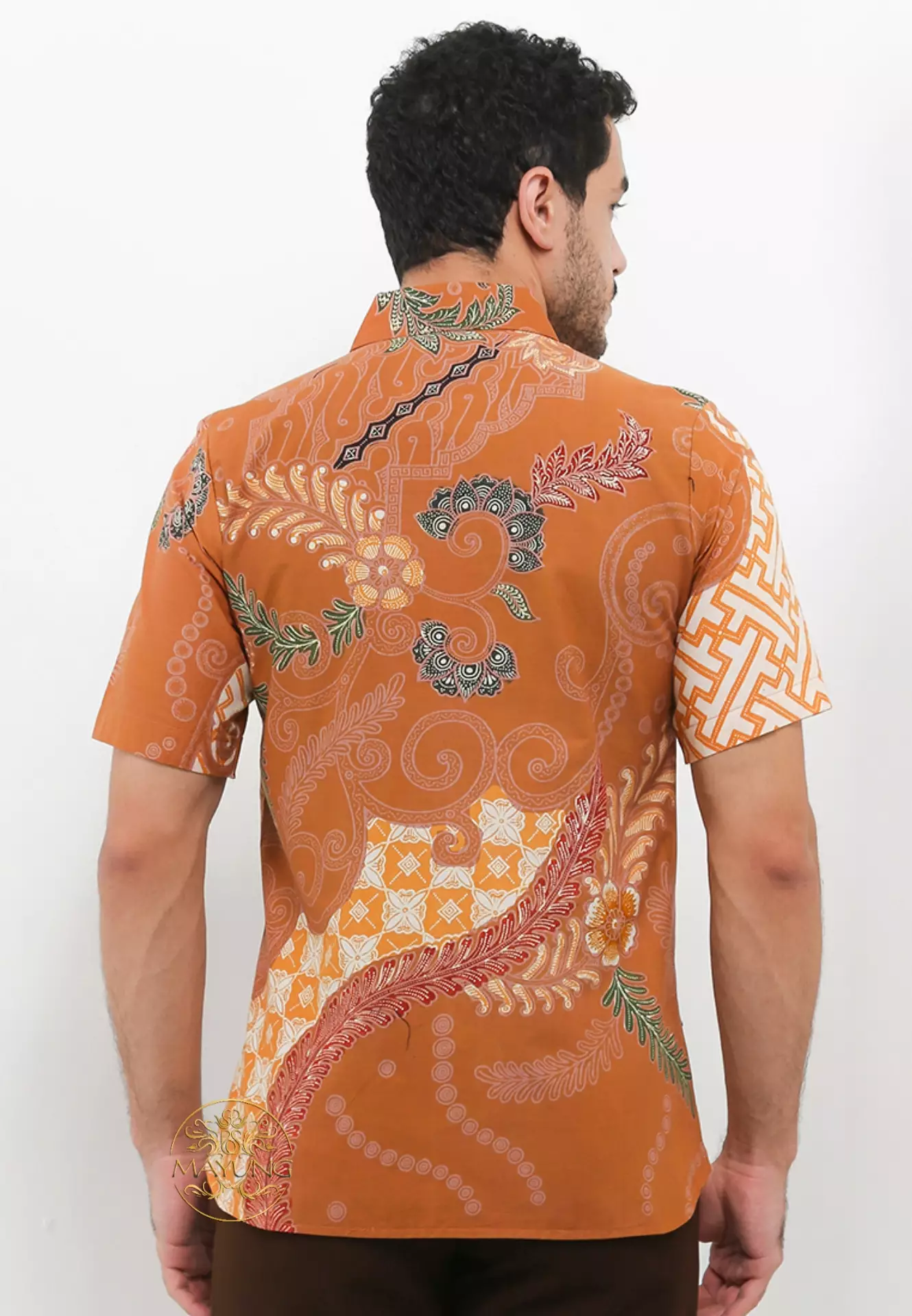 Darmawira Kemeja Batik Byur Pria Premium Slimfit Modern Lengan Pendek