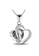YOUNIQ silver YOUNIQ Aegean Love 925 Sterling Silver Necklace Pendant With Cubic Zirconia and Earrings Set (White) 01561AC34B0C14GS_2