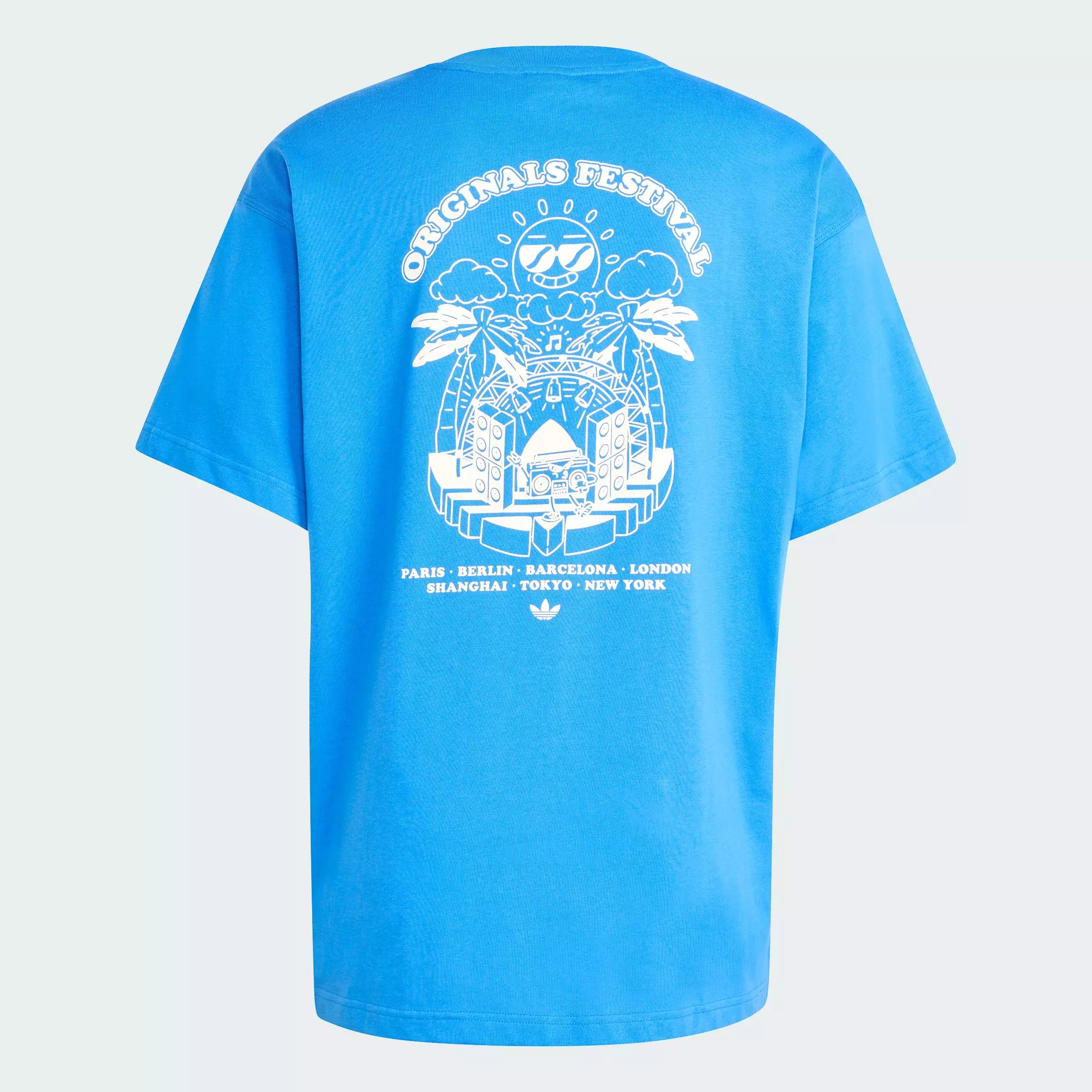 Lifestyle MUSIC FESTS TEE Men Blue KR5104