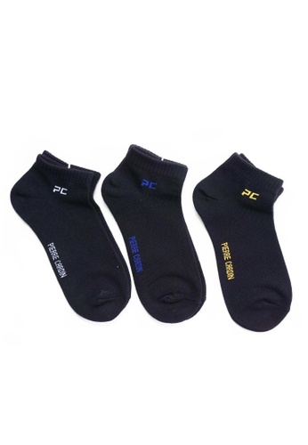 Pierre Cardin multi Cotton Ankle Socks 3 Packs PS7017A D5C25AA5A24AC0GS_1