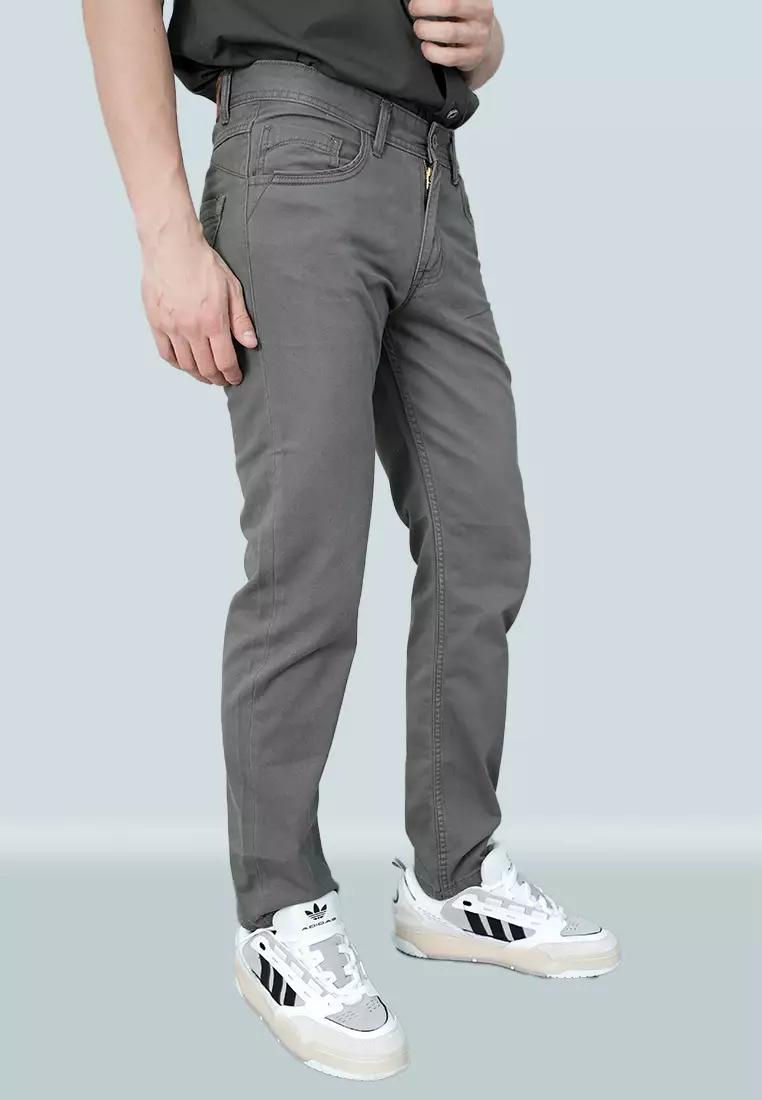 LGS - Celana Panjang Chinos - Double Pocket - Abu-Abu - Regular Fit - CCT.787.054.005.C