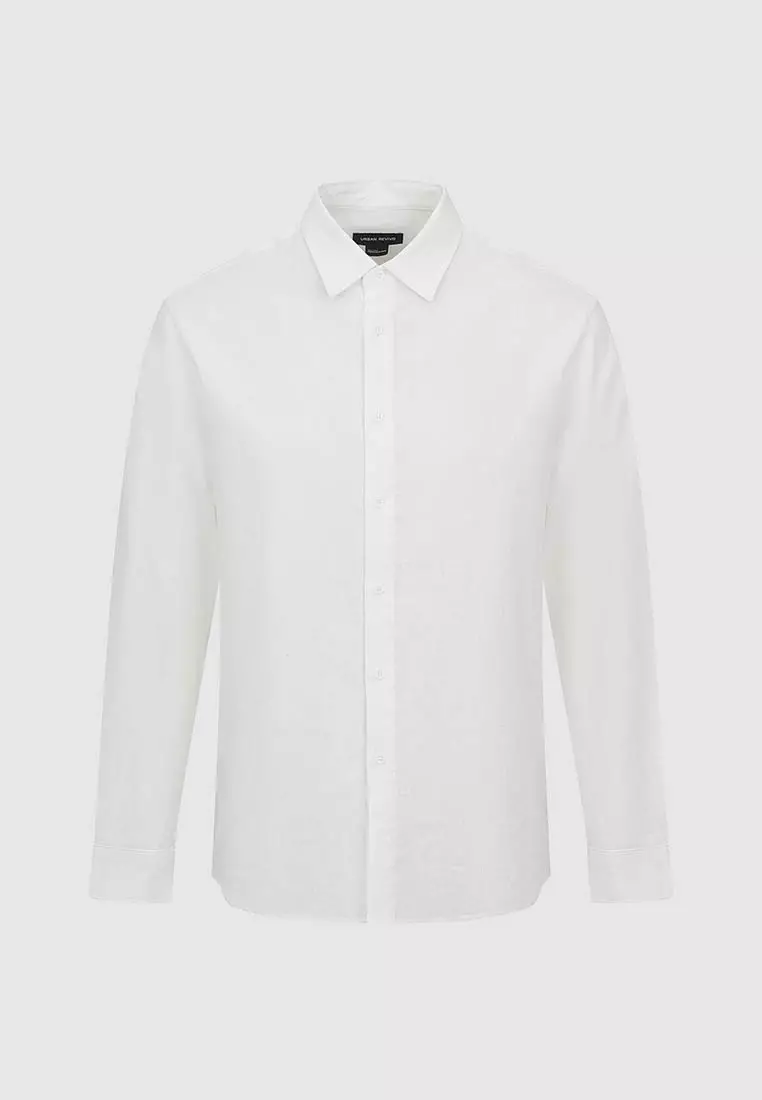 宽松型A开襟衬衫