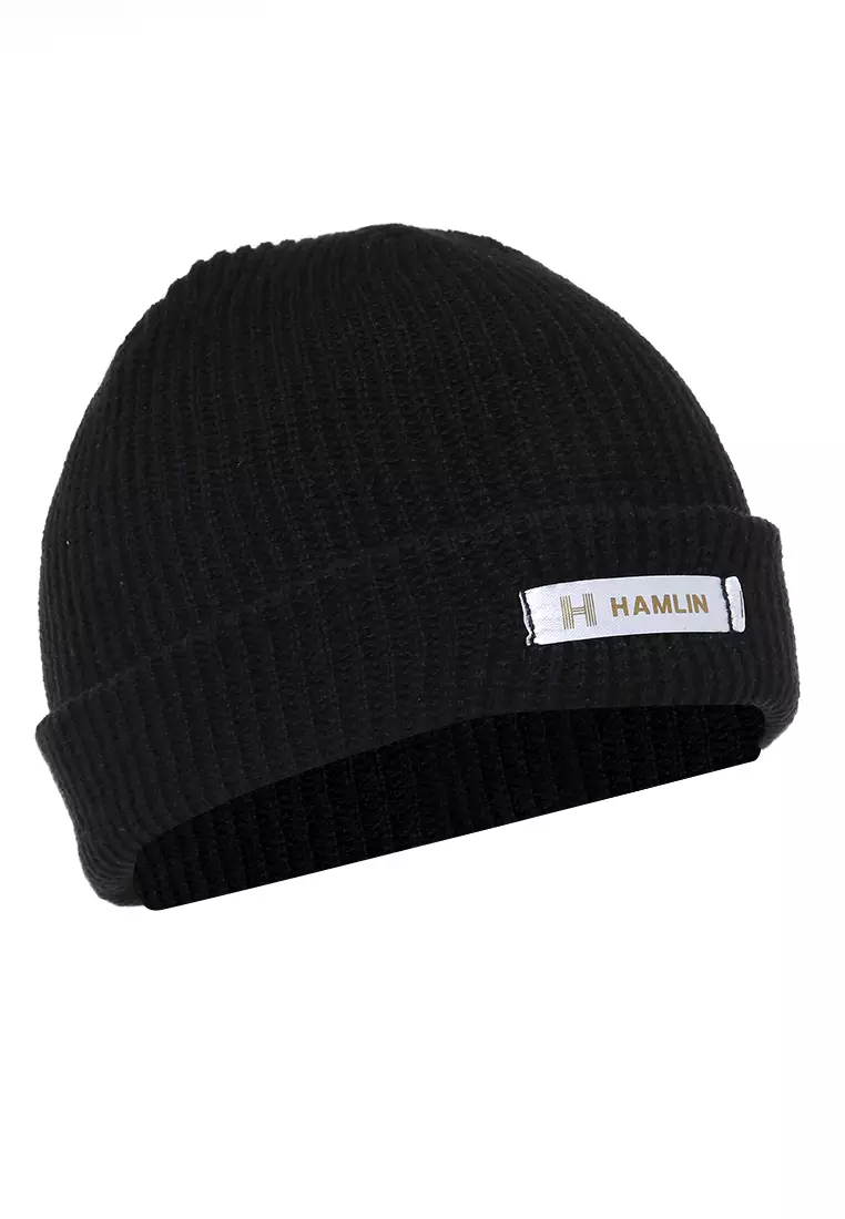 Jumpt Topi Kupluk Rajut Beanie Brimless Hats HIP HOP Unisex Comfortable Material ORIGINAL - Black