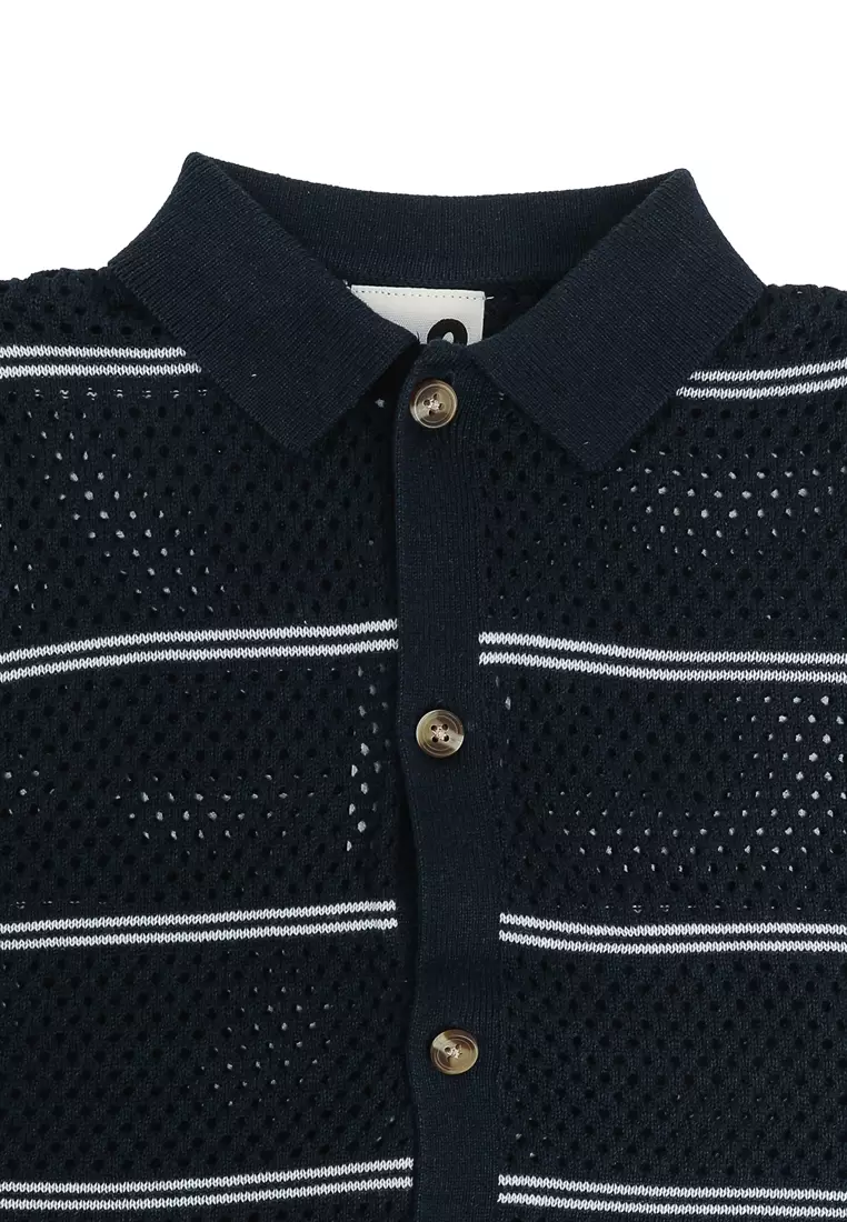 Knitted Short Sleeve Shirt