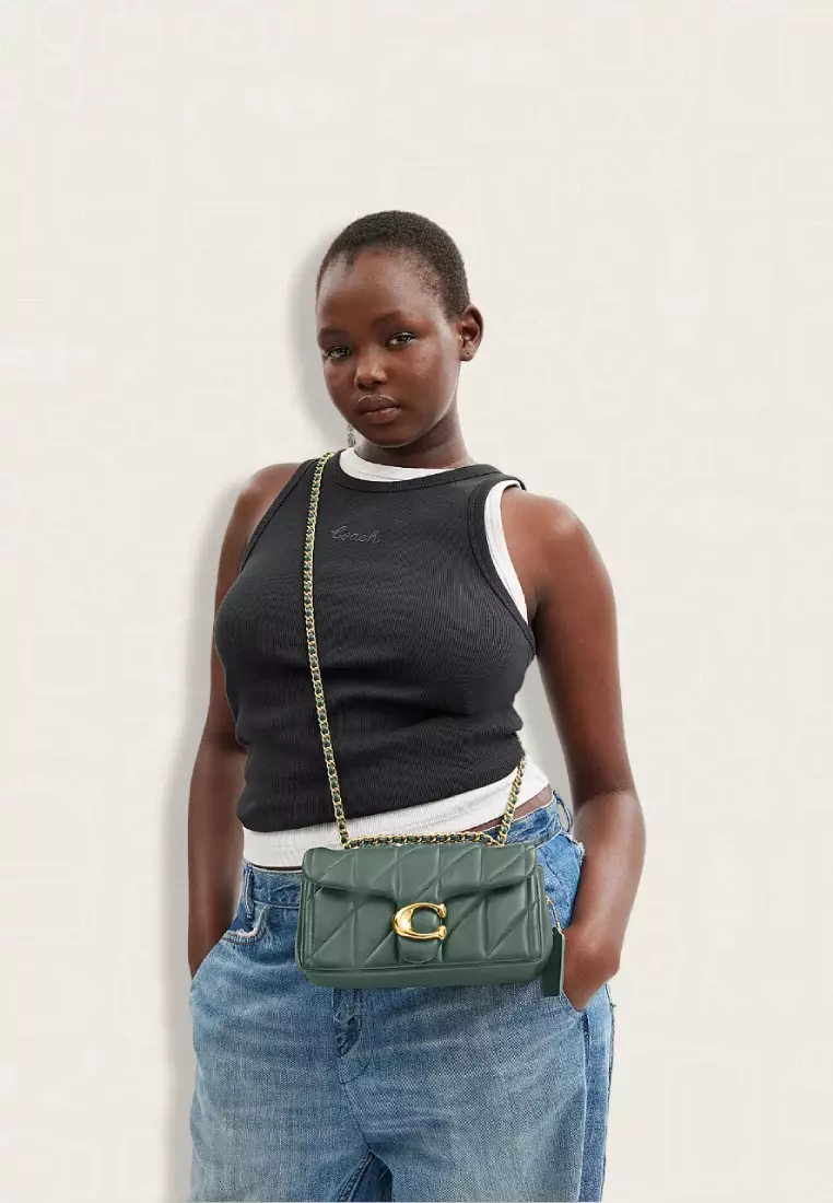 Coach Tabby Shoulder Bag 20 With Pillow Quilting Sage