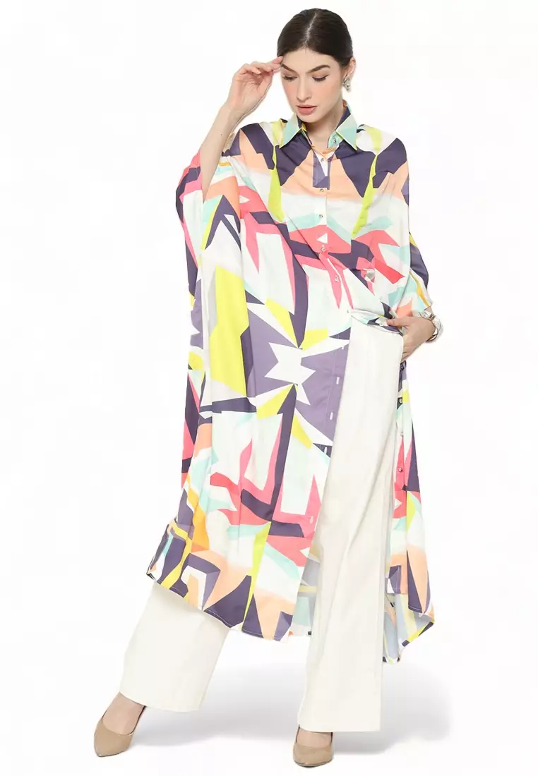 Kanzi Collared Kaftan