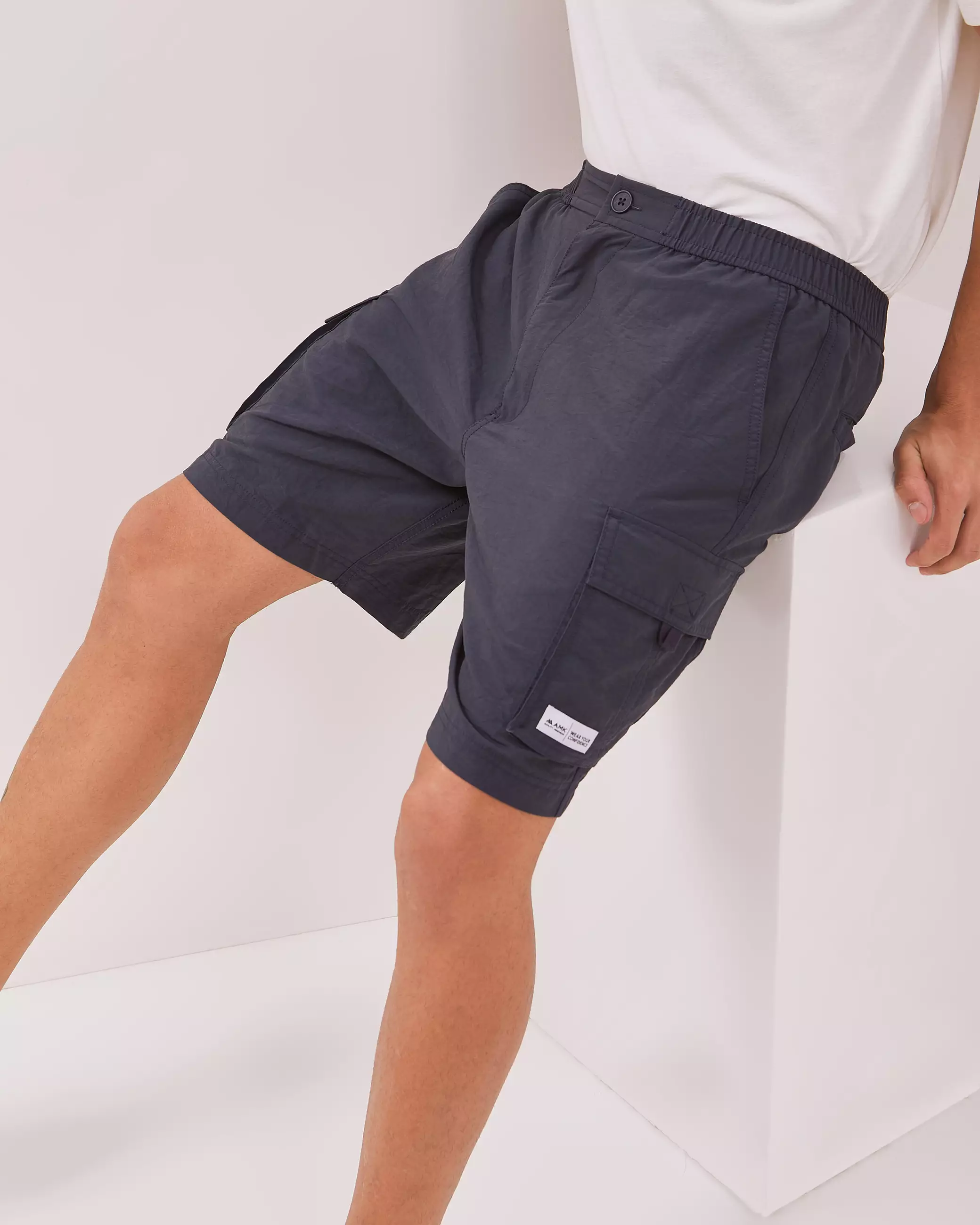 AMK Celana Pendek Cargo Pria PT Neo Navy