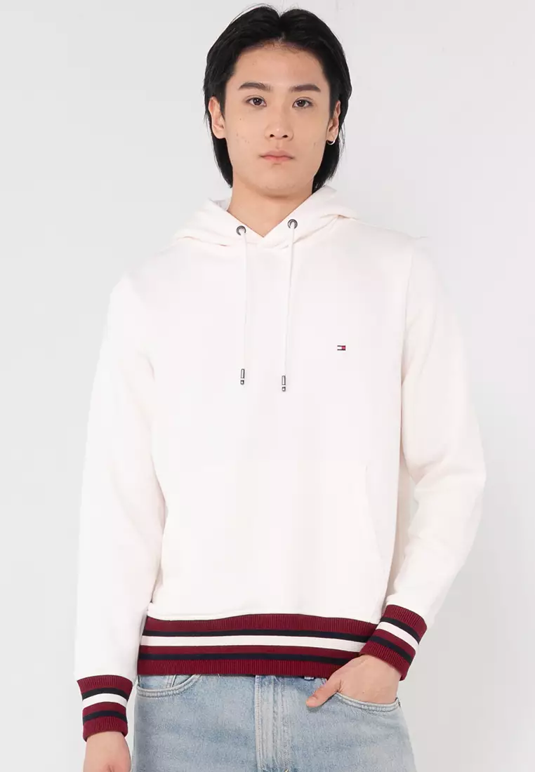 Tommy striped hoodie new arrivals