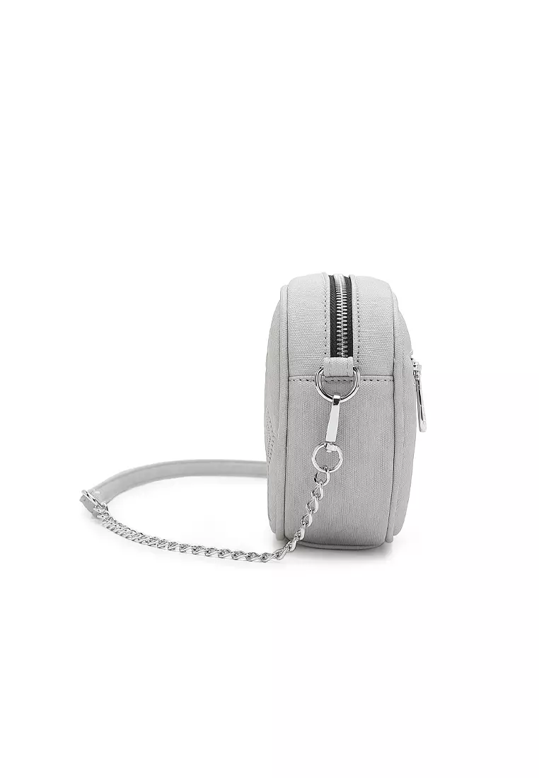 Women's Shoulder Sling Bag / Crossbody Bag (Tas Selempang / Tas Bahu Wanita) - Abu-abu