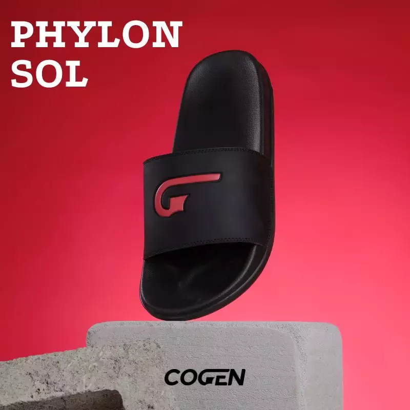 Sandal Pria Cogen Signage Series - Red