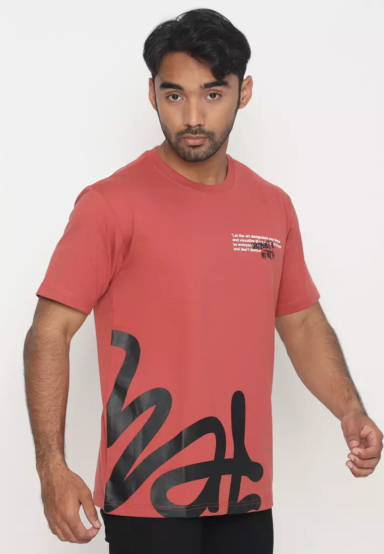 NX T-Shirt Cotton Combed Tebal Pria 207370401