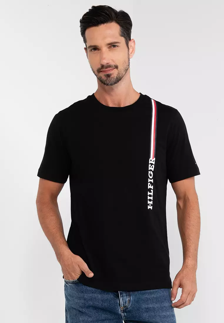 Tommy hilfiger stripe tee new arrivals