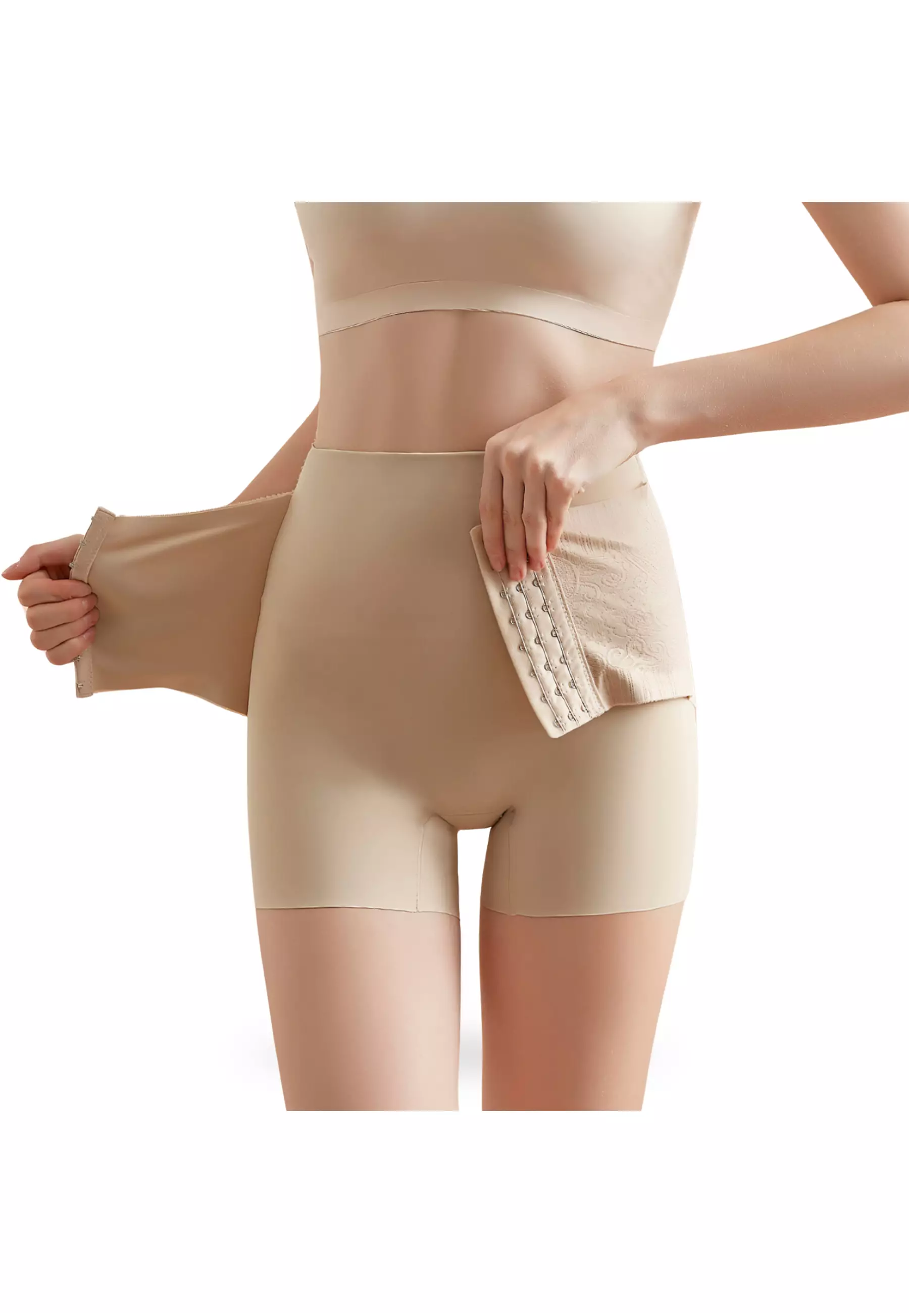 WIMIU Korset Celana Seamless Kait Pelangsing Pengecil Perut Buncit High Waist Body Shaper Tummy Control Slimming Korset Ibu Melahirkan Tanpa Jahitan 500082